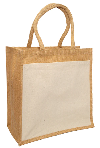 Jute Cotton Pocket Bag